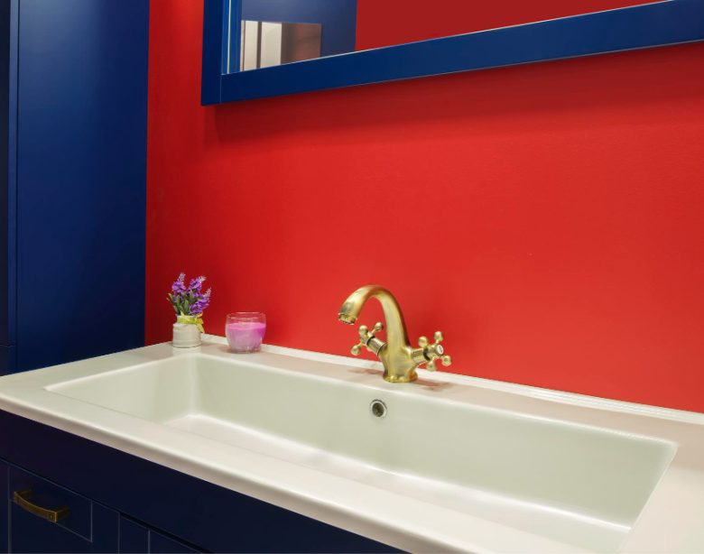la couleur de peinture à choisir pour une salle de bain moderne